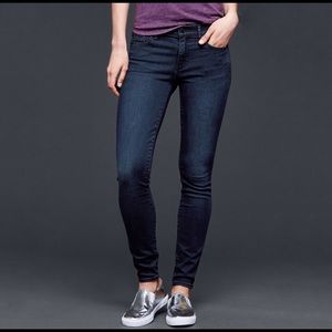 GAP 1969 27/4 legging jean dark blue skinny